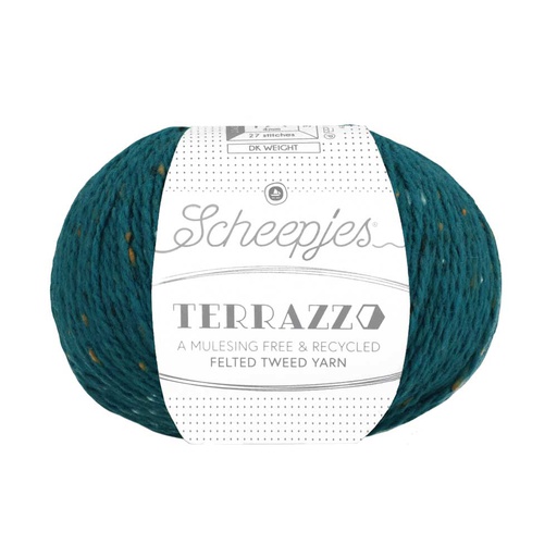 [TER250#751] Scheepjeswol "Terrazzo", 50g, 70% wol/30% viscose/gerecycleerd, naald 4.0, kleur 751 Reale