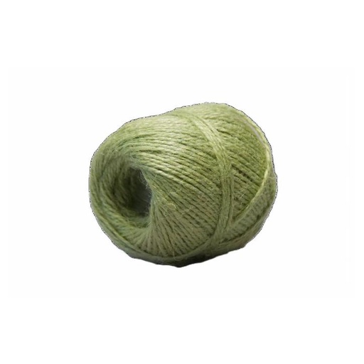 [3142#LGR] Corde de Jute 2-fils - 100 gr - Vert Clair