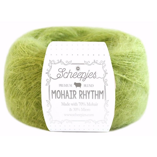[MHR250#672] Scheepjeswol Mohair Rhythm, 25gr, 70% Mohair/30% microvezel, kleur " Smooth"