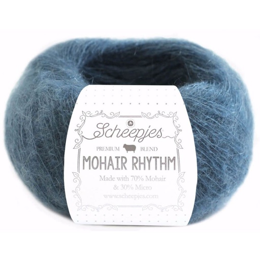 [MHR250#676] Laine Scheepjes Mohair Rhythm, 25gr, 70% Mohair/30% mocrofibre, coloris " Polka"