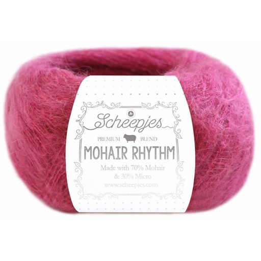 [MHR250#686] Laine Scheepjes Mohair Rhythm, 25gr, 70% Mohair/30% mocrofibre, coloris " Merengue "