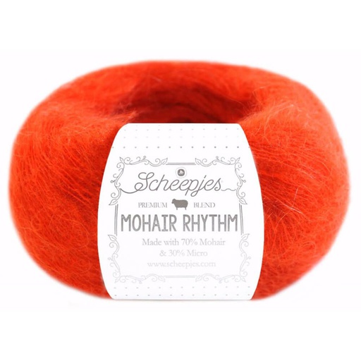 [MHR250#689] Laine Scheepjes Mohair Rhythm, 25gr, 70% Mohair/30% mocrofibre, coloris " Cha Cha"