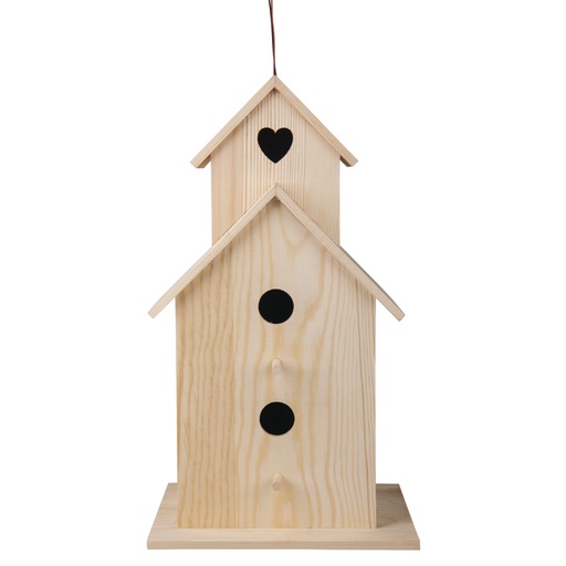 [R64510505] Houten nestkastje XL, FSC 100%, naturel, 22x19x39cm