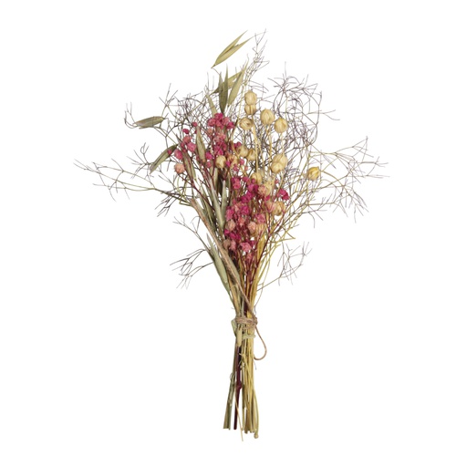 [R85491264] Bos droogbloemen, lila, 28-20cm