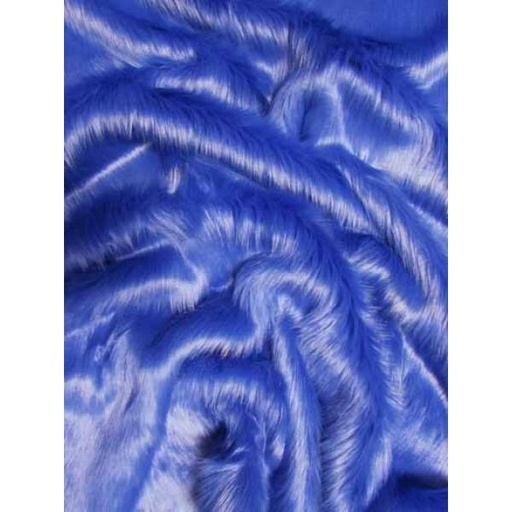 [W160#14] Peluche, largeur 150cm Bleu cobalt