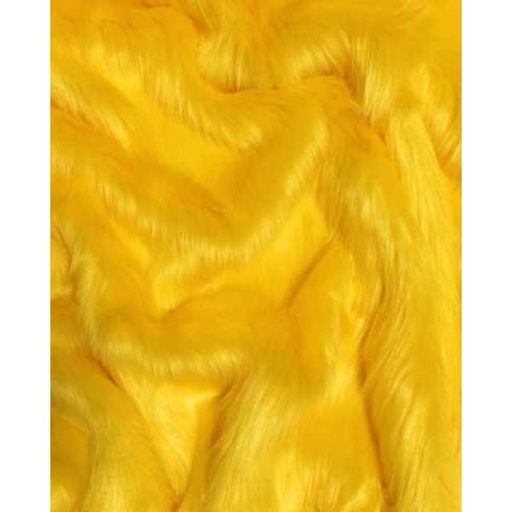 [W160#11] Peluche, largeur 150cm Jaune foncé