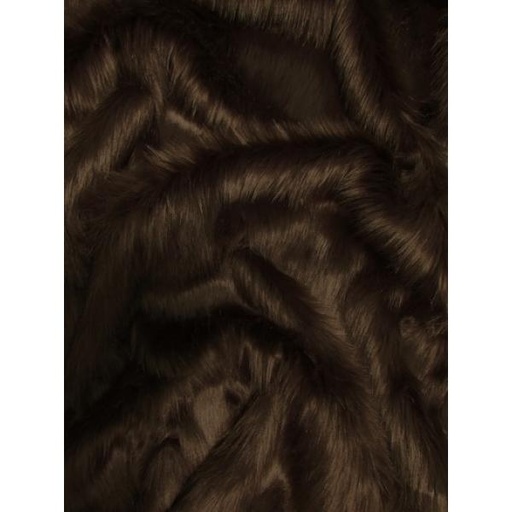 [W160#07] Pluche 150cm breedte, Donkerbruin