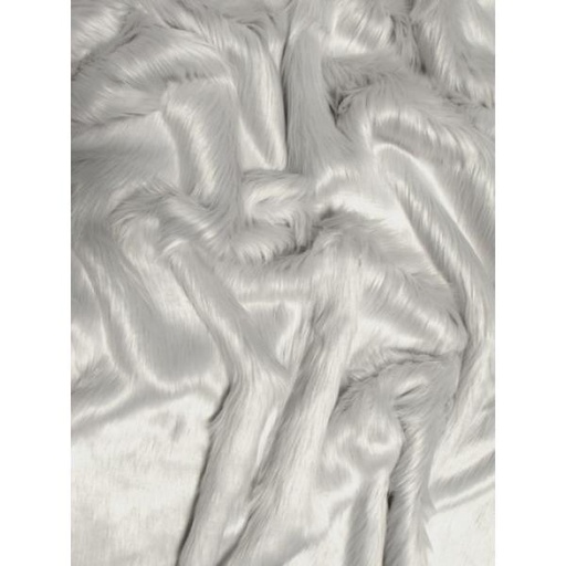 [W160#16] Pluche 150cm breedte, Lichtgrijs