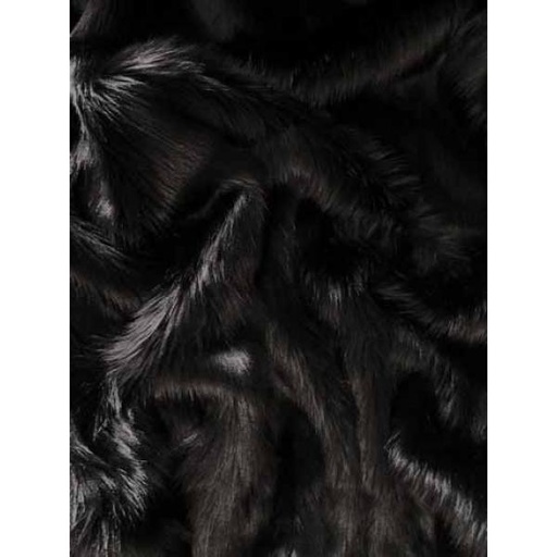 [W160#18] Pluche 150cm breedte, Zwart