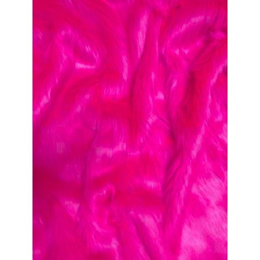 [W160#19] Pluche 150cm breedte, Fluo Roze