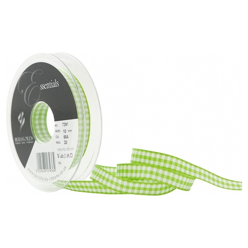 [B739110#664] Berisfords Lint 10mm, Vichy - Meadow