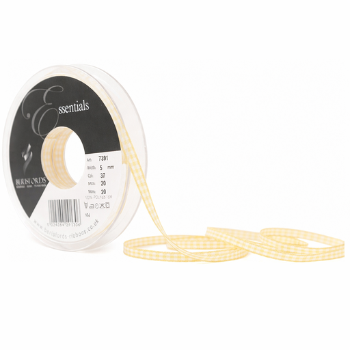 [B739105#05] Berisfords Lint 5mm, Vichy - Citroen