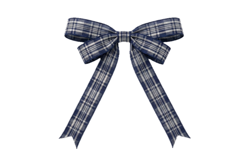 [877215-005] Berisfords Lint 15mm 20M, Navy Tartan Ribbon