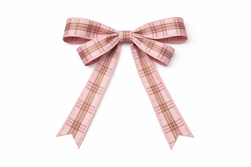 [BB943715-02] Ruban Berisfords 15mm 20M, Raspberry Tartan Ribbon