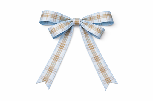 [B943715-03] Ruban Berisfords 15mm 20M, Blueberry Tartan Ribbon