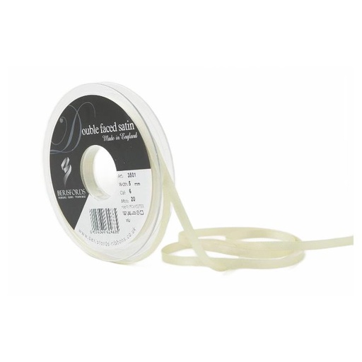 [350107#006] Ruban Berisfords satin double face, 7mm, rouleau 20m, vert nil