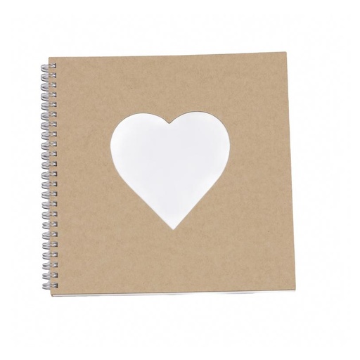 [DE-EV#012] Décopatch Déco - Gastenboek Vierkant met passepartout hart