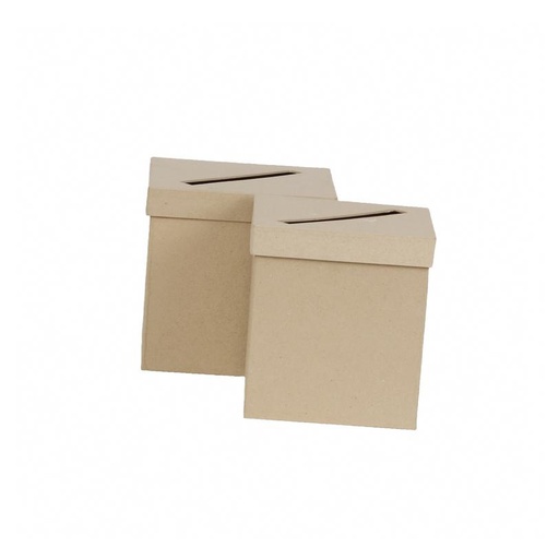 [DE-EV#013] Décopatch urnes - Ideeën/enveloppenbus - set van 2 Vierkant