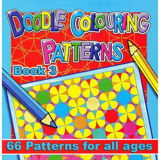 [WF3075#03] Kleurboek 21x21 cm, 66 in te kleuren modellen, "3"