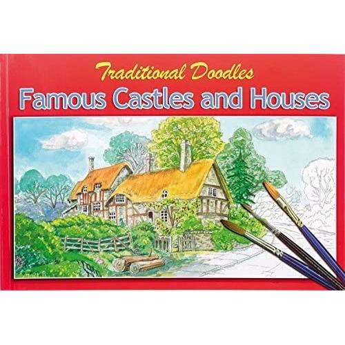 [WF3070#03] Album à colorier 30X23cm,8 tirages colorés, Castles