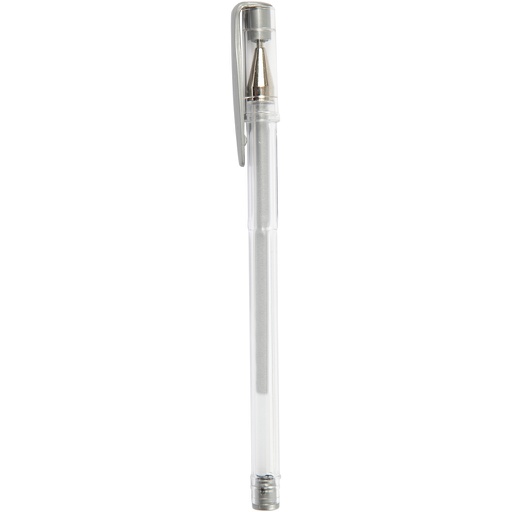 [CR25109] Gelpen, lijndikte 0.8 mm - 6 stuks - Zilver