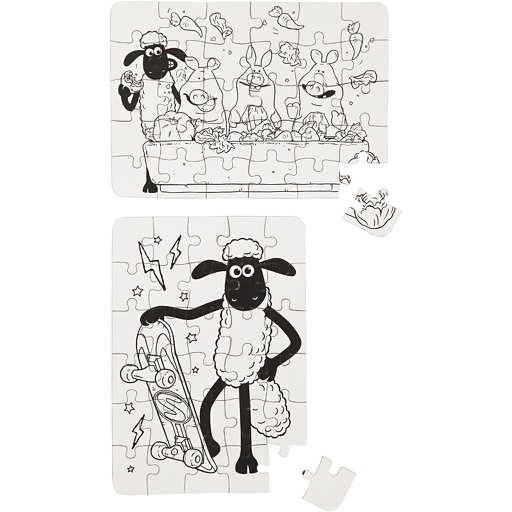 [CR254654] Puzzle, dim. 13x18,3 cm, 2 pièces/ 1 Pq.