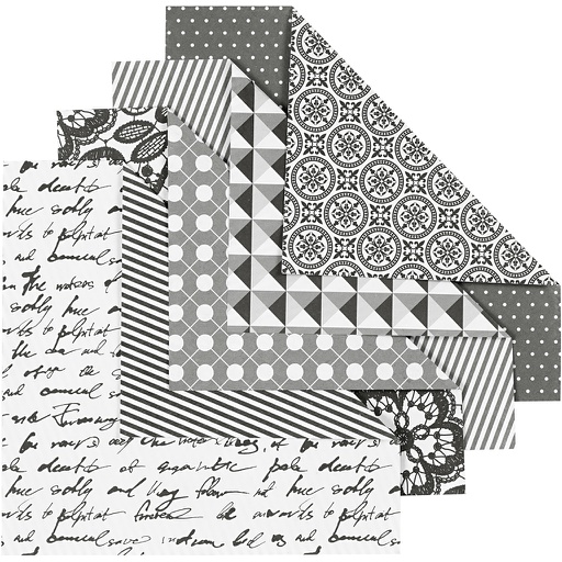 [CR25671] Origamipapier, 15x15 cm, 80 gr, 50 div vellen