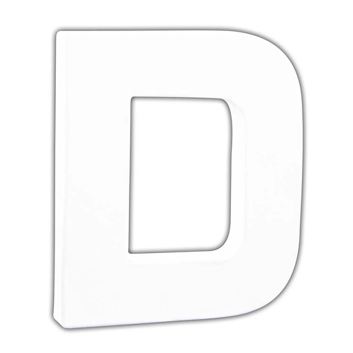 [DE-ABC#733] Décopatch lettre "D", 12cm