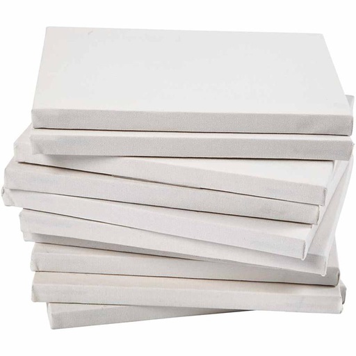 [CR25739] Gespannen canvas, wit, diepte 1,6 cm, A2, afm 42x60 cm, 280 gr, 20 stuks