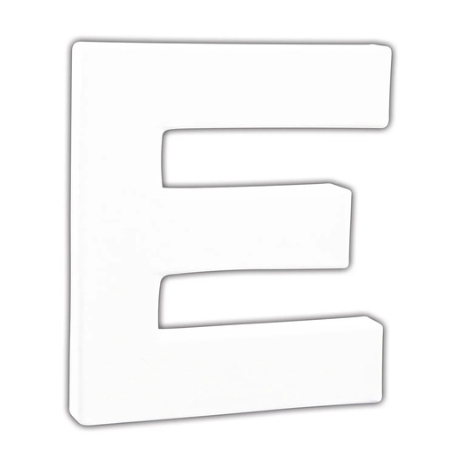 [DE-ABC#734] Décopatch lettre "E", 12cm