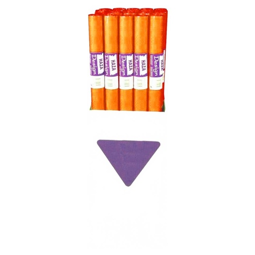 [3910#05] Papier de table, imprimé damassé, breedte 1,20 m - 8m - Orange