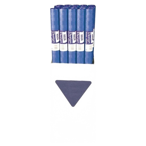 [3910#18] Papier de table, imprimé damassé, breedte 1,20 m - 8m - Bleu Foncé