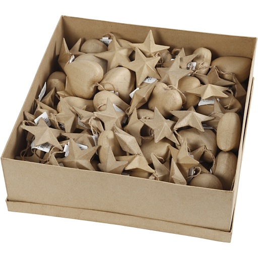 [CR26788] Kersthangers, d: 8 cm, 7x9 stuks