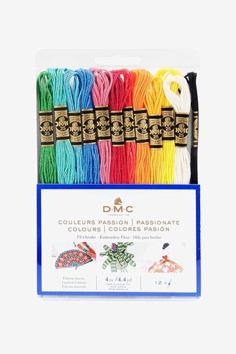 [DMC036MPR] DMC Prism Mouliné, assortiment 36 strengen, Primaire kleuren