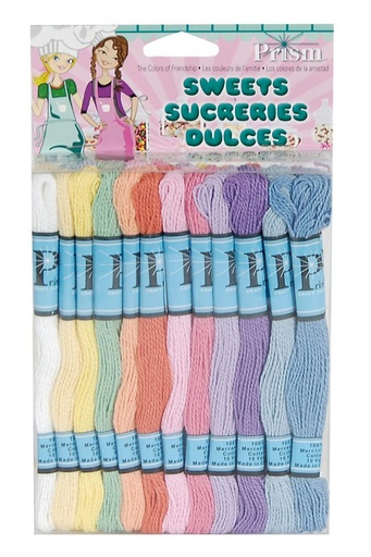 [DMC036PPA] DMC Prism Perlé, assortiment 36 strengen, Pastel kleuren