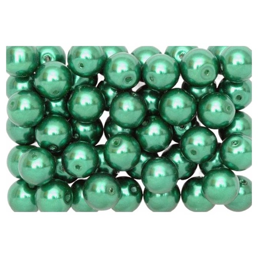 [P12#590] Perles de Cire , 8mm, 200gr, Vert