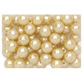 [P12#594] Perles de Cire , 8mm, 200gr, Cognac