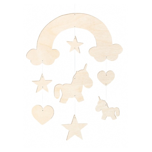 [PB8#486] Kit maquette en bois Unicorn