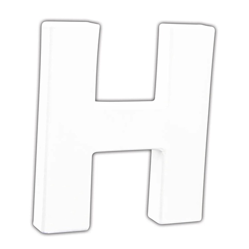 [DE-ABC#737] Décopatch lettre "H", 12cm