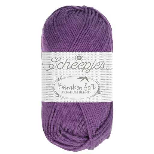 [BAS500#252] Scheepjes Bamboo Soft 50g - 252 Royal Purple