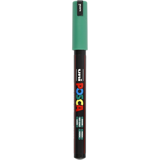 [CR272#036] Posca Marker, afm PC-1MR, lijndikte 0,7 mm, extra-fijn, groen, 1 stuk
