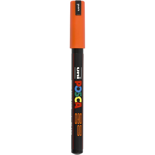 [CR272#054] Posca Marker, afm PC-1MR, lijndikte 0,7 mm, extra-fijn, oranje, 1 stuk