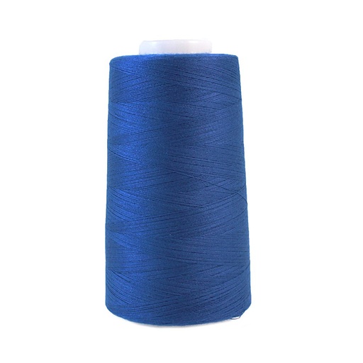 [DB40016#232] Overlockgaren Diamondspun (3000y) , Middenblauw