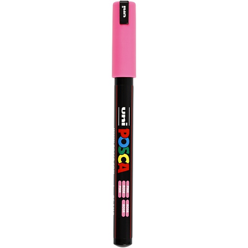 [CR272#056] Posca Marker, afm PC-1MR, lijndikte 0,7 mm, extra-fijn, roze, 1 stuk