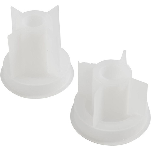[CR37121] Siliconen vormen, mat transparant, Kandelaar, H: 5,8+7,5 cm, d 7,5 cm, gatgrootte 2-2,5 cm, 2 stuks