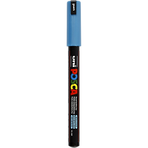 [CR272#880] Marqueur Posca, dim. PC-1MR, trait 0,7 mm, extra fin, bleu métallique, 1 pièce