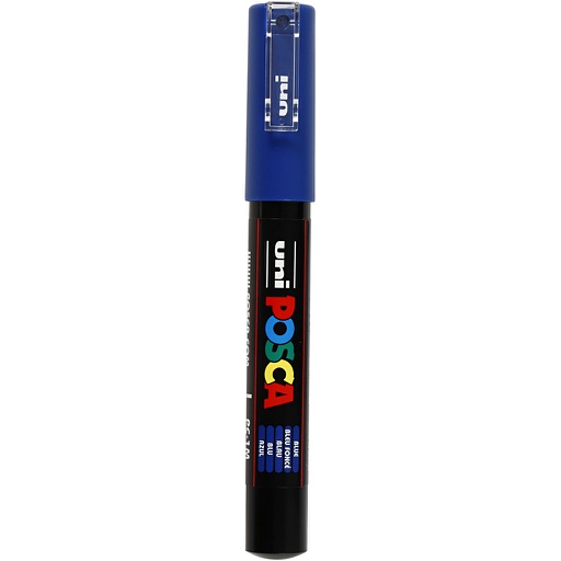 [CR273#041] Marqueur Posca, dim. PC-1M, trait 0,7 mm, extra fin, bleu, 1 pièce