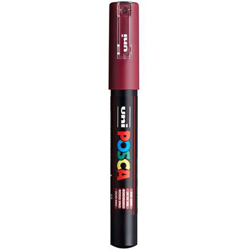 [CR273#050] Posca Marker, afm PC-1M, lijndikte 0,7 mm, extra-fijn, red wine, 1 stuk