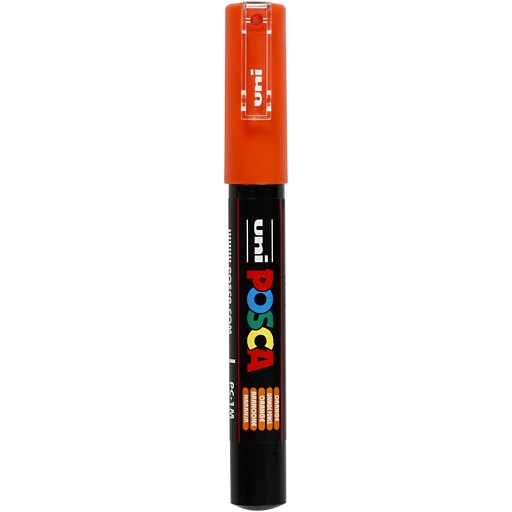 [CR273#054] Posca Marker, afm PC-1M, lijndikte 0,7 mm, extra-fijn, oranje, 1 stuk