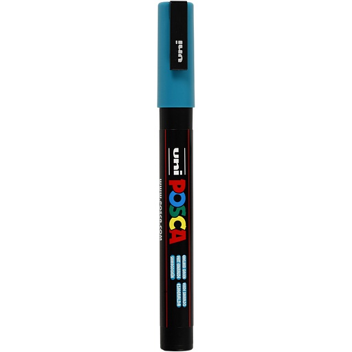 [CR274#016] Marqueur Posca, dim. PC-3M, trait 0,9-1,3 mm, fin, émeraude, 1 pièce